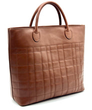 Load image into Gallery viewer, Estelle large travel tote — Tobacco
