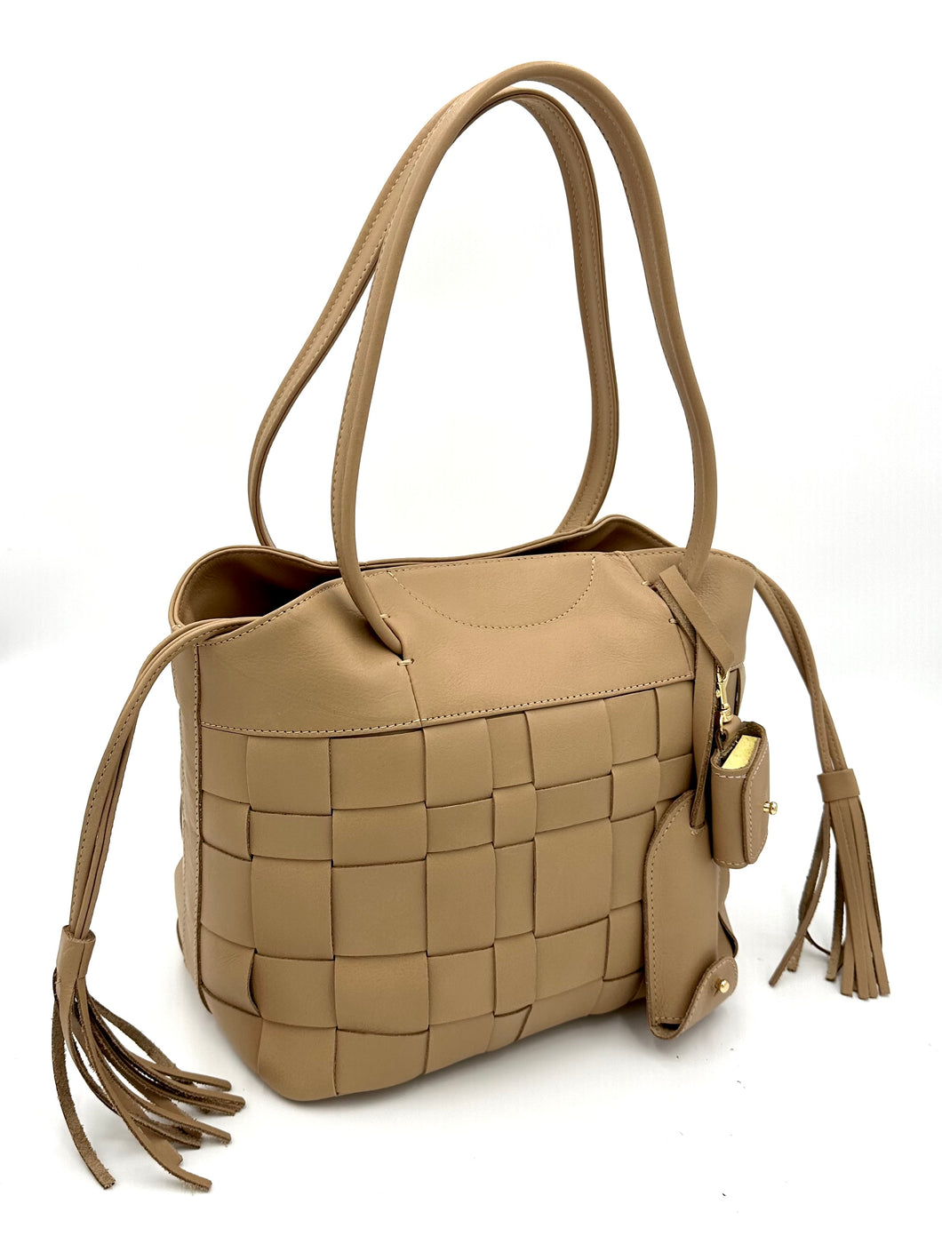 Madison Drawstring Tote - Hazelnut