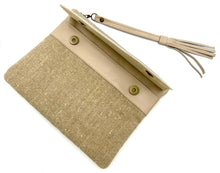 Load image into Gallery viewer, Little Sofia Clutch - Raw Linen
