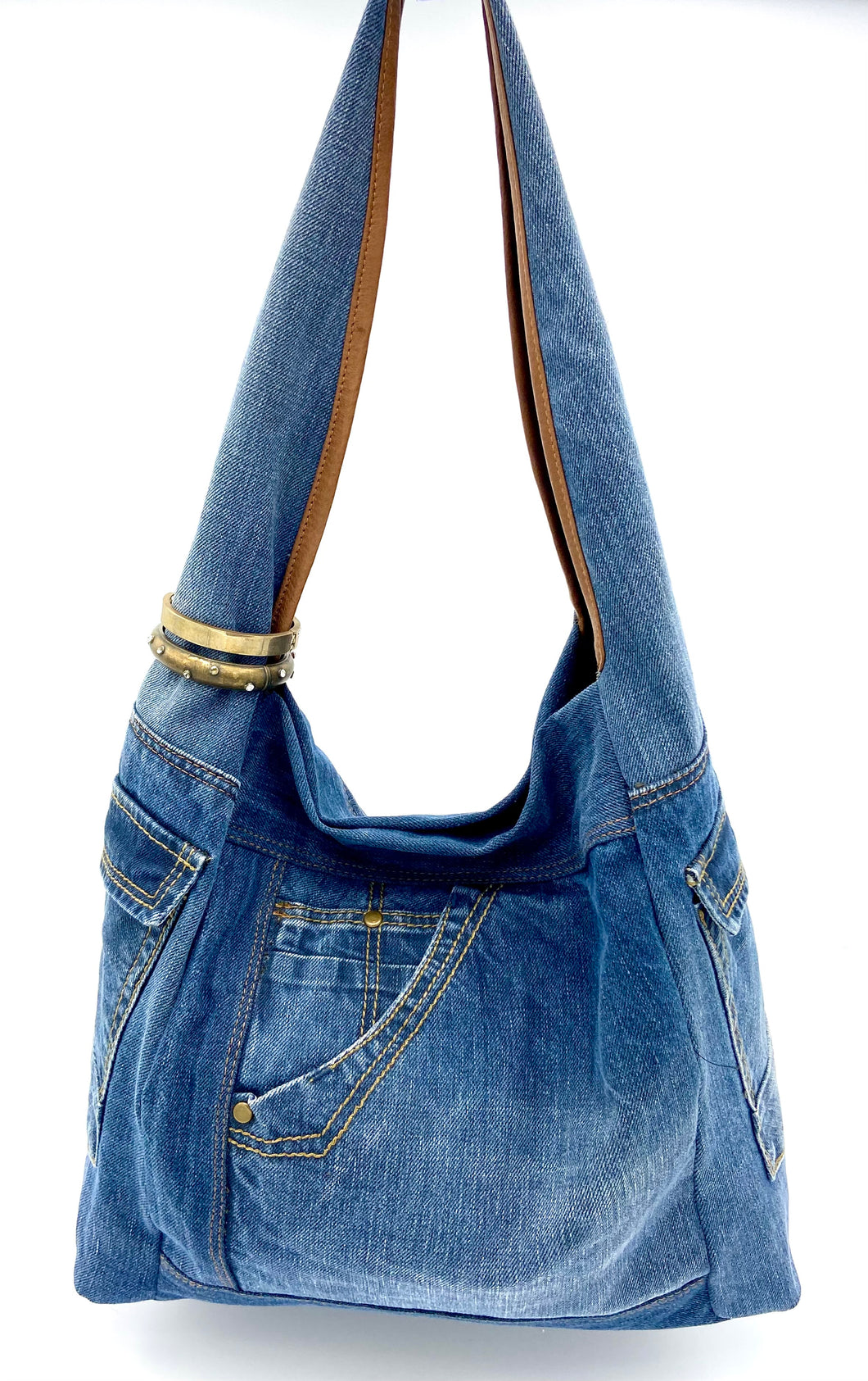 Billie Denim Shoulder Bag