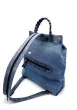 Load image into Gallery viewer, Vivian Denim Backpack
