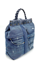 Load image into Gallery viewer, Vivian Denim Backpack
