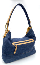 Load image into Gallery viewer, Amber Denim Hobo Bag
