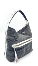 Load image into Gallery viewer, Dana Grey Denim Shoulder bag
