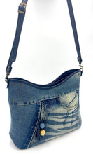 Load image into Gallery viewer, Paris Denim Shoulder Bag
