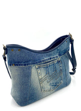 Load image into Gallery viewer, Paris Denim Shoulder Bag
